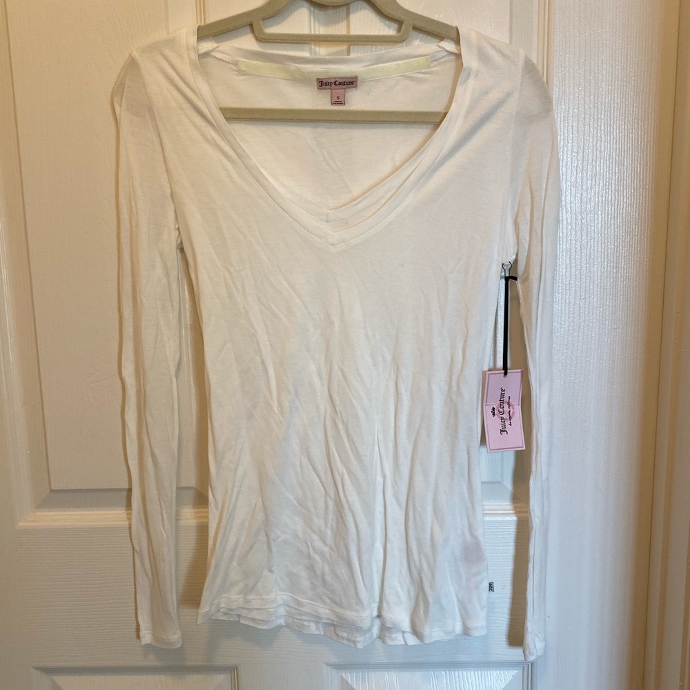 FINAL SALE Juicy couture white long sleeve